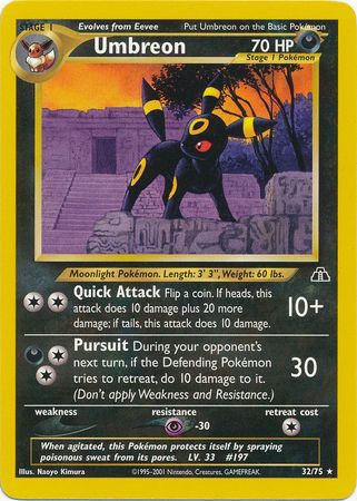 Umbreon (32/75) [Neo Discovery Unlimited] - The Mythic Store | 24h Order Processing