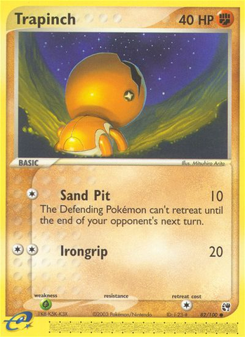 Trapinch (82/100) [EX: Sandstorm] - The Mythic Store | 24h Order Processing