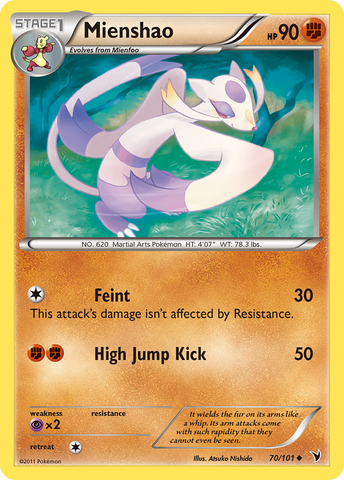 Mienshao (70/101) [Black & White: Noble Victories] - The Mythic Store | 24h Order Processing