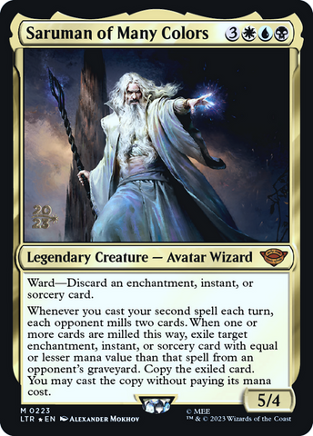 Saruman of Many Colors [The Lord of the Rings: Tales of Middle-Earth Prerelease Promos] - The Mythic Store | 24h Order Processing
