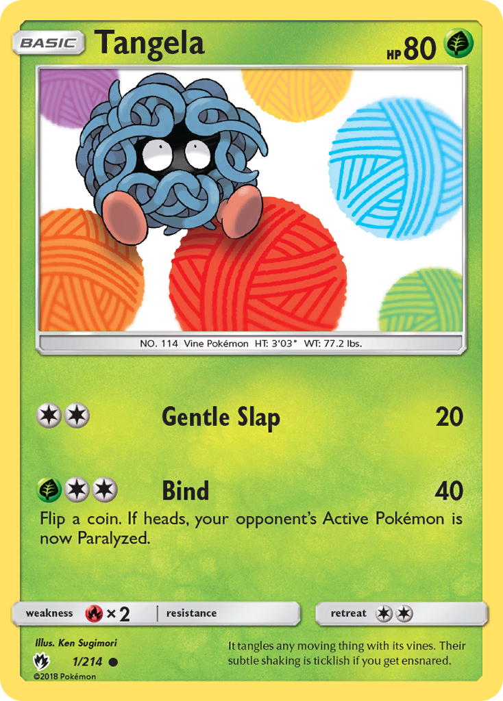Tangela (1/214) [Sun & Moon: Lost Thunder] - The Mythic Store | 24h Order Processing