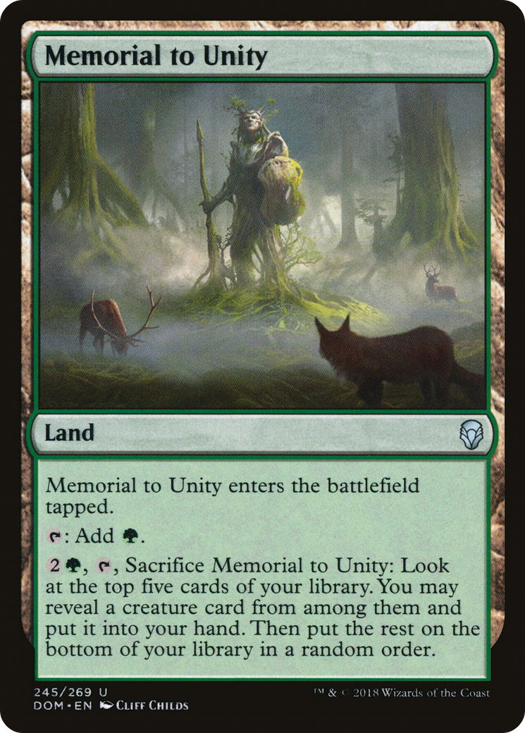 Memorial to Unity [Dominaria] - The Mythic Store | 24h Order Processing