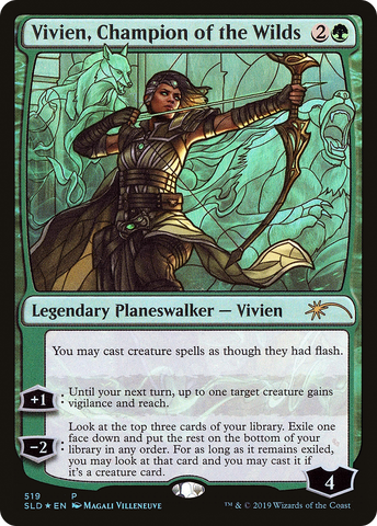 Vivien, Champion of the Wilds (Stained Glass) [Secret Lair Drop Promos] - The Mythic Store | 24h Order Processing