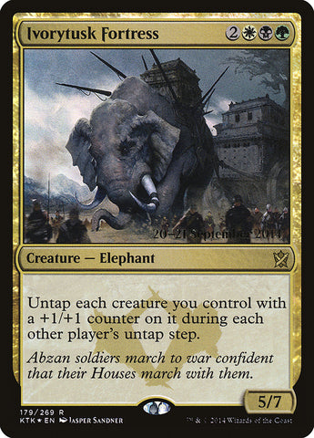 Ivorytusk Fortress [Khans of Tarkir Prerelease Promos] - The Mythic Store | 24h Order Processing