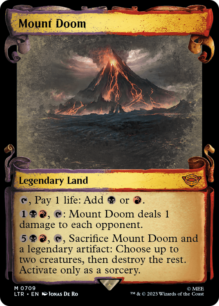 Mount Doom [The Lord of the Rings: Tales of Middle-Earth Showcase Scrolls] - The Mythic Store | 24h Order Processing