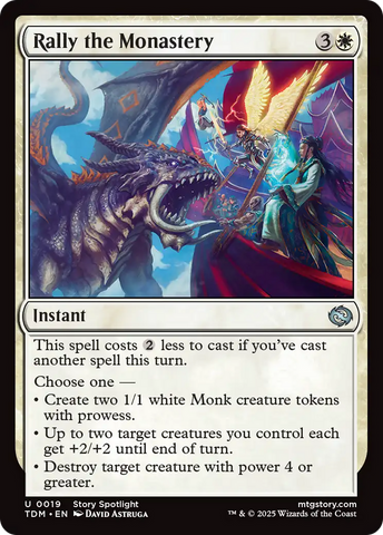 Rally the Monastery [Tarkir: Dragonstorm] - The Mythic Store | 24h Order Processing