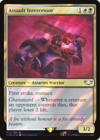 Assault Intercessor (Surge Foil) [Warhammer 40,000] - The Mythic Store | 24h Order Processing