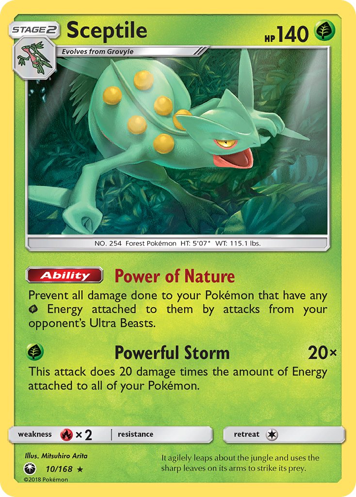 Sceptile (10/168) (Theme Deck Exclusive) [Sun & Moon: Celestial Storm] - The Mythic Store | 24h Order Processing