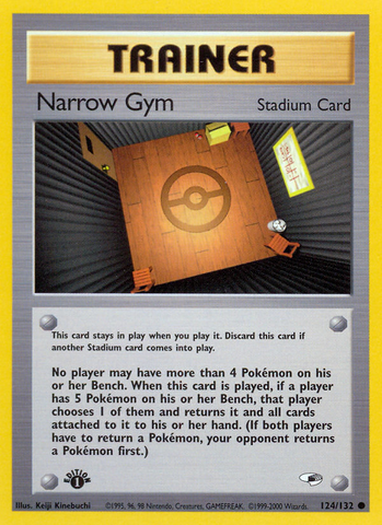 Narrow Gym (124/132) [Gym Heroes 1st Edition] - The Mythic Store | 24h Order Processing