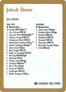 Jakub Slemr Decklist [World Championship Decks 1997] - The Mythic Store | 24h Order Processing