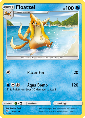 Floatzel (23/73) [Sun & Moon: Shining Legends] - The Mythic Store | 24h Order Processing