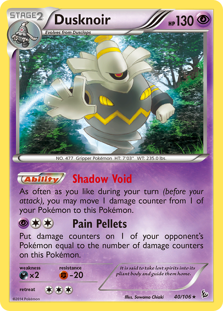 Dusknoir (40/106) [XY: Flashfire] - The Mythic Store | 24h Order Processing