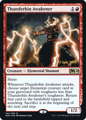 Thunderkin Awakener [Core Set 2020 Prerelease Promos] - The Mythic Store | 24h Order Processing