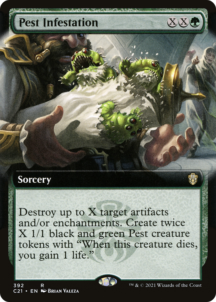 Pest Infestation (Extended Art) [Commander 2021] - The Mythic Store | 24h Order Processing