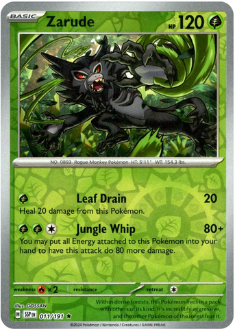 Zarude (011/191) [Scarlet & Violet: Surging Sparks] - The Mythic Store | 24h Order Processing