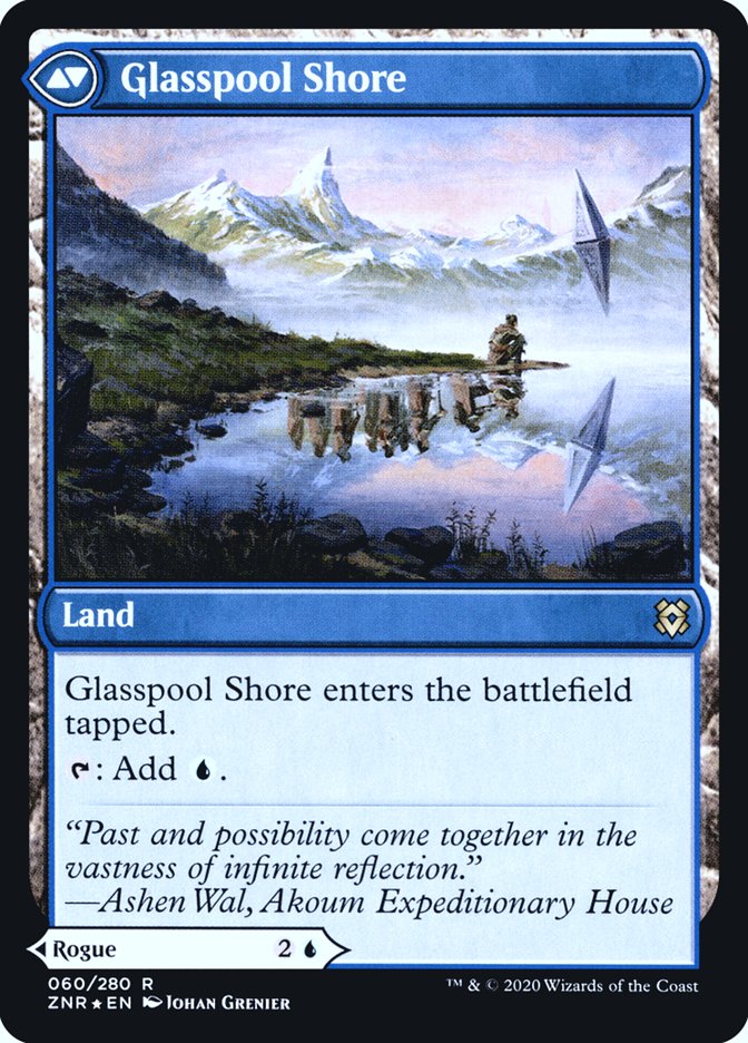Glasspool Mimic // Glasspool Shore [Zendikar Rising Prerelease Promos] - The Mythic Store | 24h Order Processing