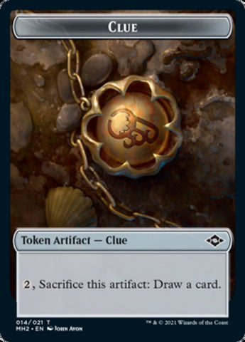 Clue (14) // Thopter Double-Sided Token [Modern Horizons 2 Tokens] - The Mythic Store | 24h Order Processing