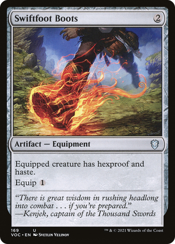 Swiftfoot Boots [Innistrad: Crimson Vow Commander] - The Mythic Store | 24h Order Processing