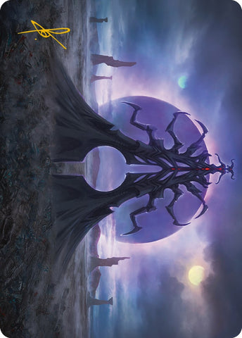 Black Sun's Twilight Art Card (Gold-Stamped Signature) [Phyrexia: All Will Be One Art Series] - The Mythic Store | 24h Order Processing
