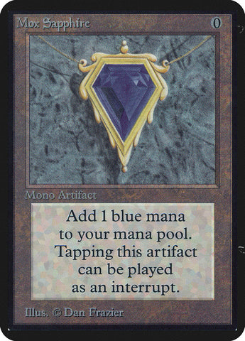 Mox Sapphire [Alpha Edition] - The Mythic Store | 24h Order Processing
