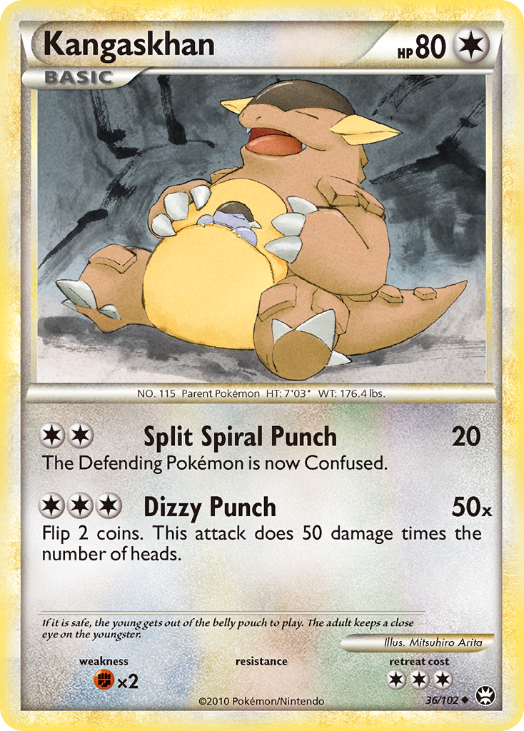 Kangaskhan (36/102) [HeartGold & SoulSilver: Triumphant] - The Mythic Store | 24h Order Processing