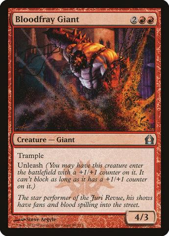 Bloodfray Giant [Return to Ravnica] - The Mythic Store | 24h Order Processing