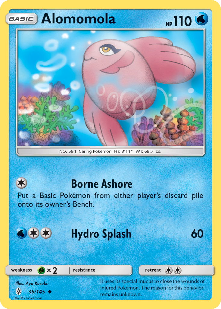 Alomomola (36/145) [Sun & Moon: Guardians Rising] - The Mythic Store | 24h Order Processing