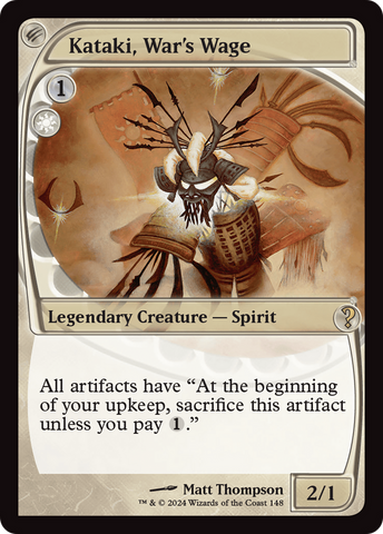 Kataki, War's Wage (Future Sight) [Mystery Booster 2] - The Mythic Store | 24h Order Processing