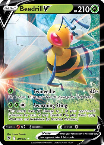 Beedrill V (001/189) [Sword & Shield: Astral Radiance] - The Mythic Store | 24h Order Processing