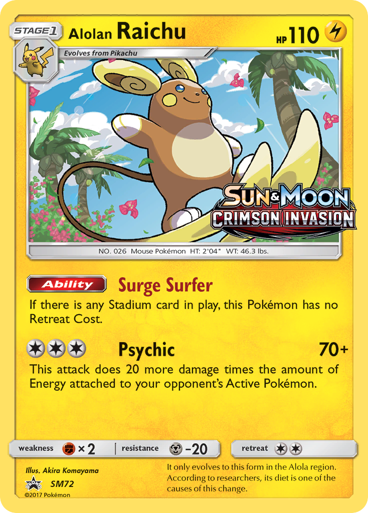 Alolan Raichu (SM72) (Prerelease Promo) [Sun & Moon: Black Star Promos] - The Mythic Store | 24h Order Processing