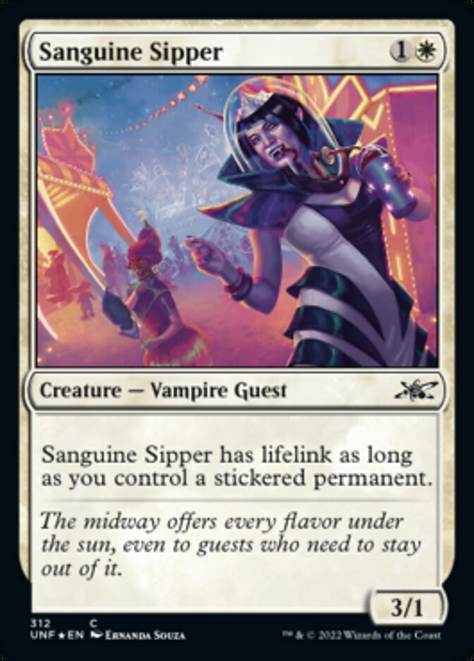 Sanguine Sipper (Galaxy Foil) [Unfinity] - The Mythic Store | 24h Order Processing