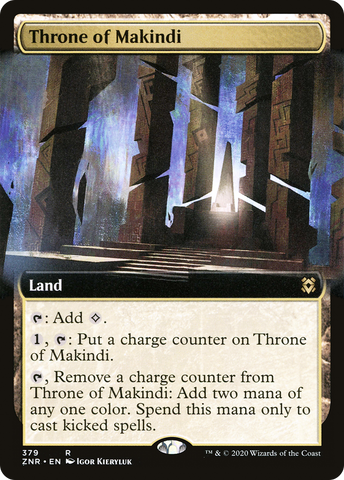 Throne of Makindi (Extended Art) [Zendikar Rising] - The Mythic Store | 24h Order Processing