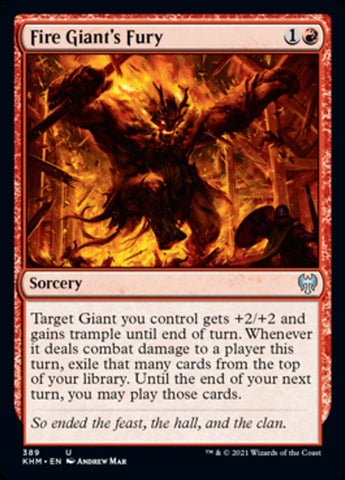 Fire Giant's Fury [Kaldheim] - The Mythic Store | 24h Order Processing