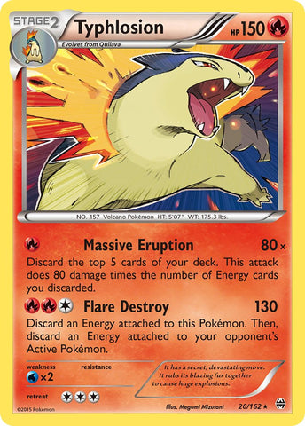 Typhlosion (20/162) (Cosmos Holo) (Blister Exclusive) [XY: BREAKthrough] - The Mythic Store | 24h Order Processing