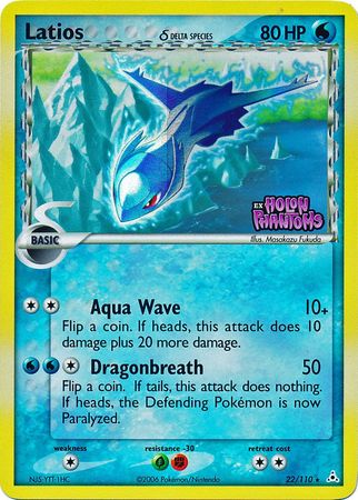 Latios (22/110) (Delta Species) (Stamped) [EX: Holon Phantoms] - The Mythic Store | 24h Order Processing