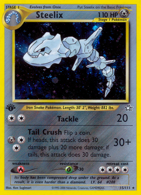 Steelix (15/111) [Neo Genesis 1st Edition] - The Mythic Store | 24h Order Processing