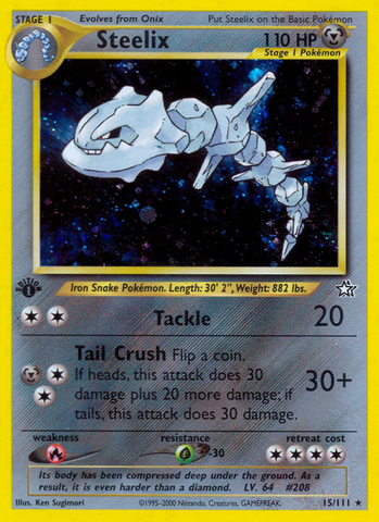 Steelix (15/111) [Neo Genesis 1st Edition] - The Mythic Store | 24h Order Processing