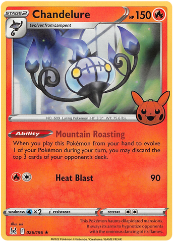 Chandelure (026/196) [Trick or Trade 2023] - The Mythic Store | 24h Order Processing