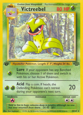 Victreebel (30/64) [Jungle 1st Edition] - The Mythic Store | 24h Order Processing