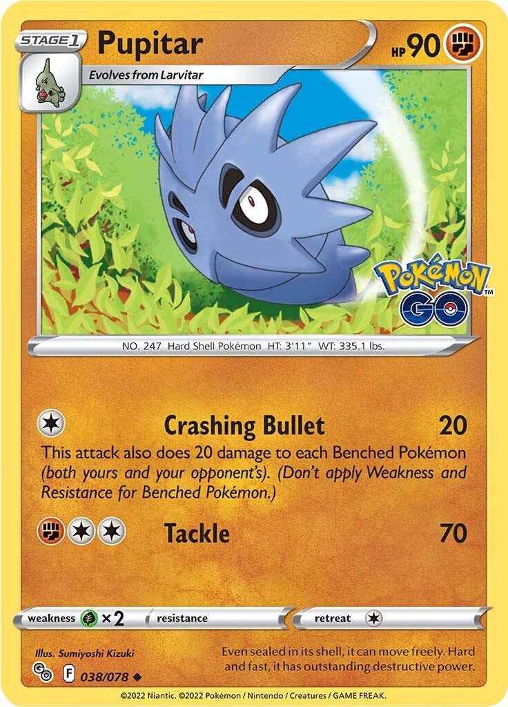 Pupitar (038/078) [Pokémon GO] - The Mythic Store | 24h Order Processing