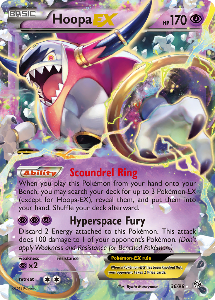 Hoopa EX (36/98) [XY: Ancient Origins] - The Mythic Store | 24h Order Processing