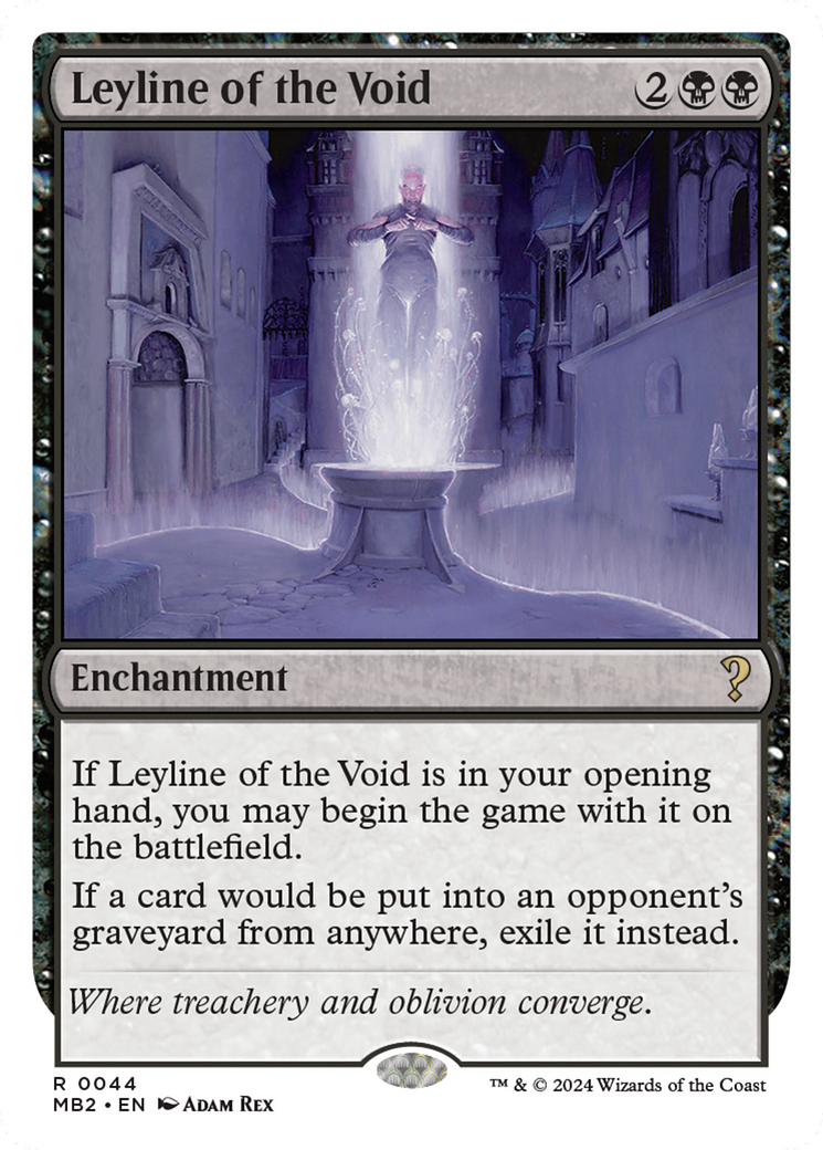 Leyline of the Void (White Border) [Mystery Booster 2] - The Mythic Store | 24h Order Processing