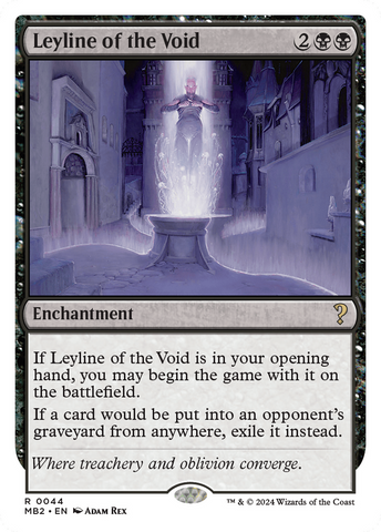 Leyline of the Void (White Border) [Mystery Booster 2] - The Mythic Store | 24h Order Processing