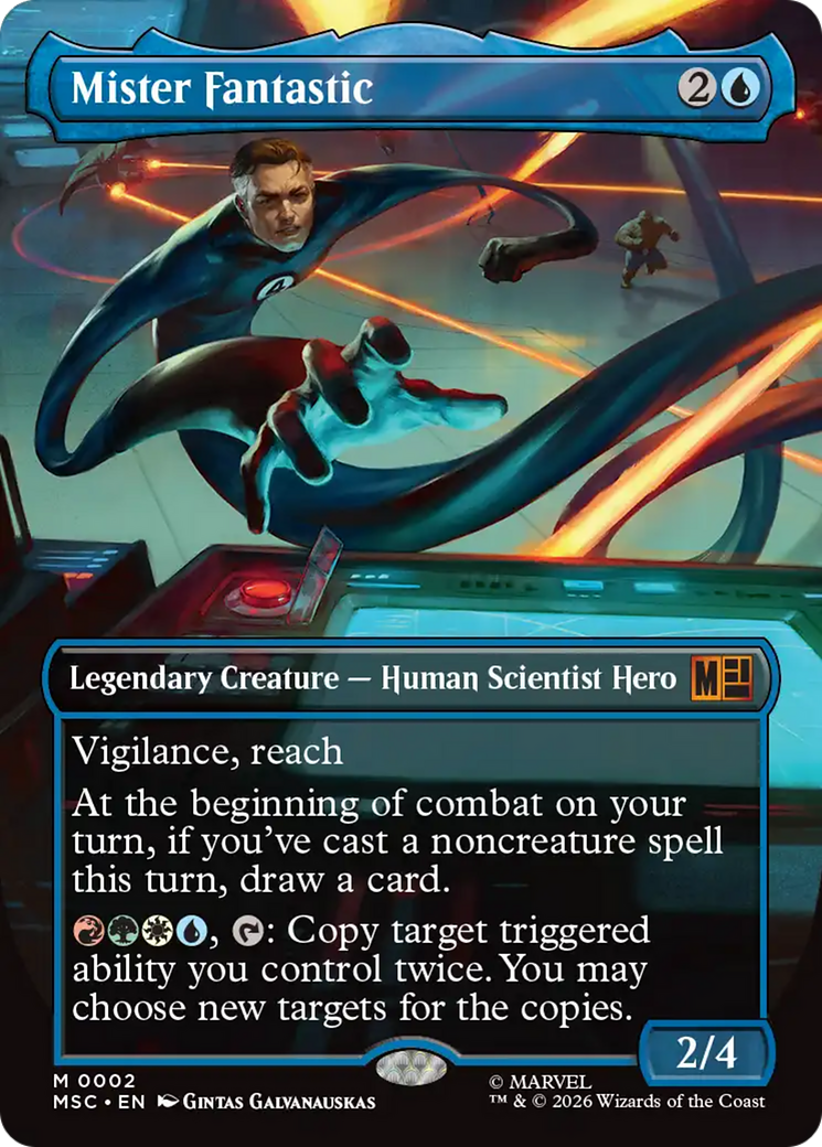 Mister Fantastic (Borderless) [Marvel Super Heroes Commander] - The Mythic Store | 24h Order Processing