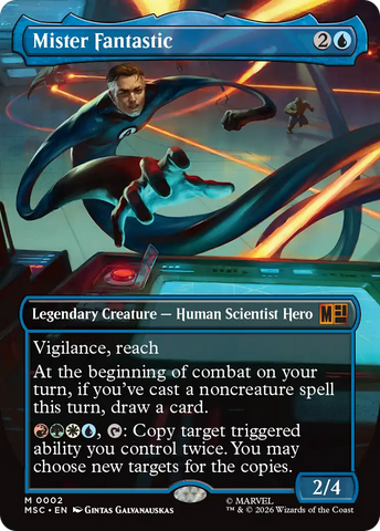 Mister Fantastic (Borderless) [Marvel Super Heroes Commander] - The Mythic Store | 24h Order Processing