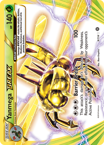Yanmega BREAK (8/114) [XY: Steam Siege] - The Mythic Store | 24h Order Processing