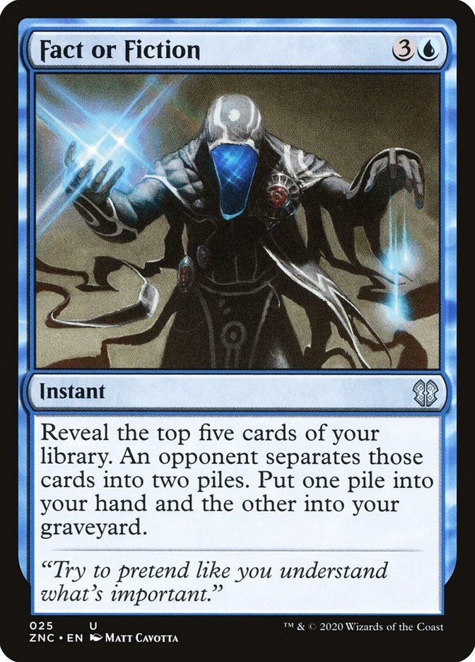 Fact or Fiction [Zendikar Rising Commander] - The Mythic Store | 24h Order Processing