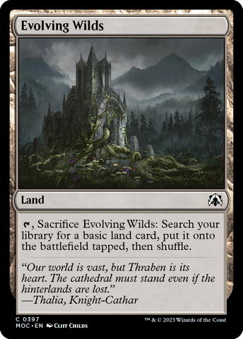 Evolving Wilds [March of the Machine Commander] - The Mythic Store | 24h Order Processing