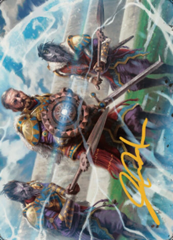 Argivian Phalanx Art Card (Gold-Stamped Signature) [Dominaria United Art Series] - The Mythic Store | 24h Order Processing
