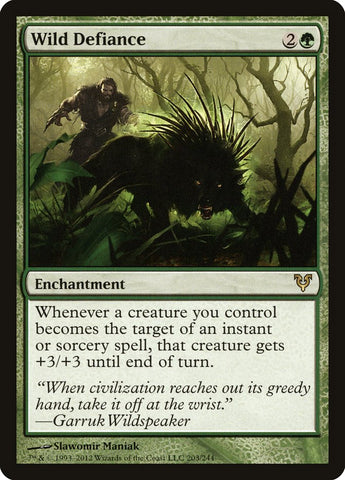 Wild Defiance [Avacyn Restored] - The Mythic Store | 24h Order Processing